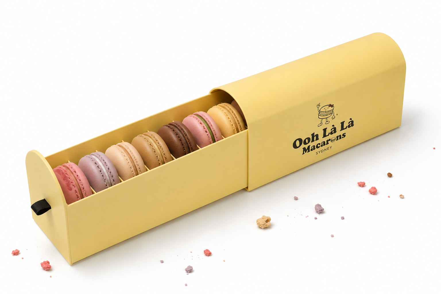 8 Piece gourmet Macaron Box